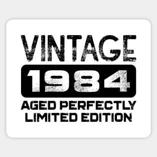 Birthday Gift Vintage 1984 Aged Perfectly Sticker